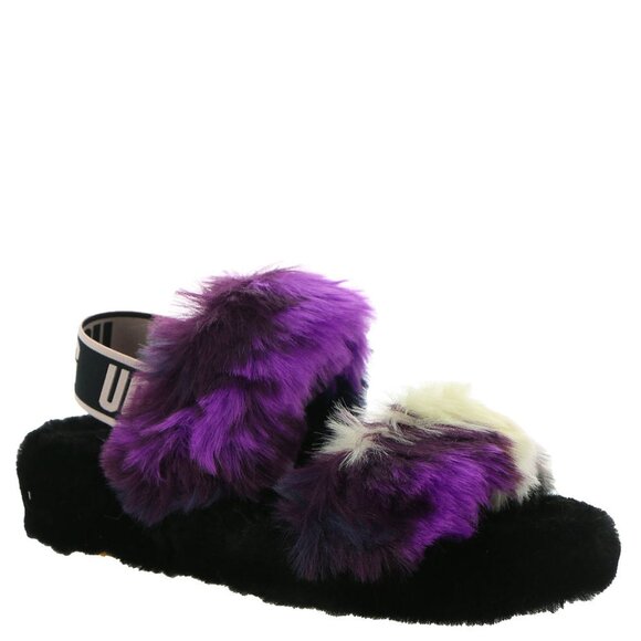 UGG Womens Oh Yeah Tie Dye Slide Slipper 10 M Color Magnolia - Picture 2 of 2